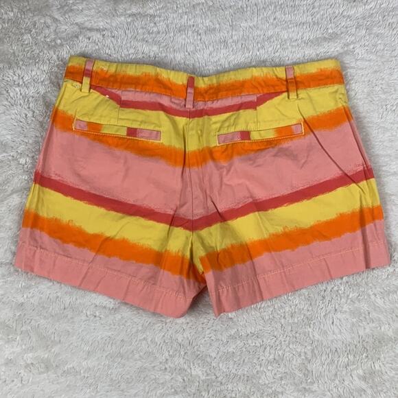 Gap Khakis SunKissed sherbert neon striped shorts, size 4 - Picture 7 of 10
